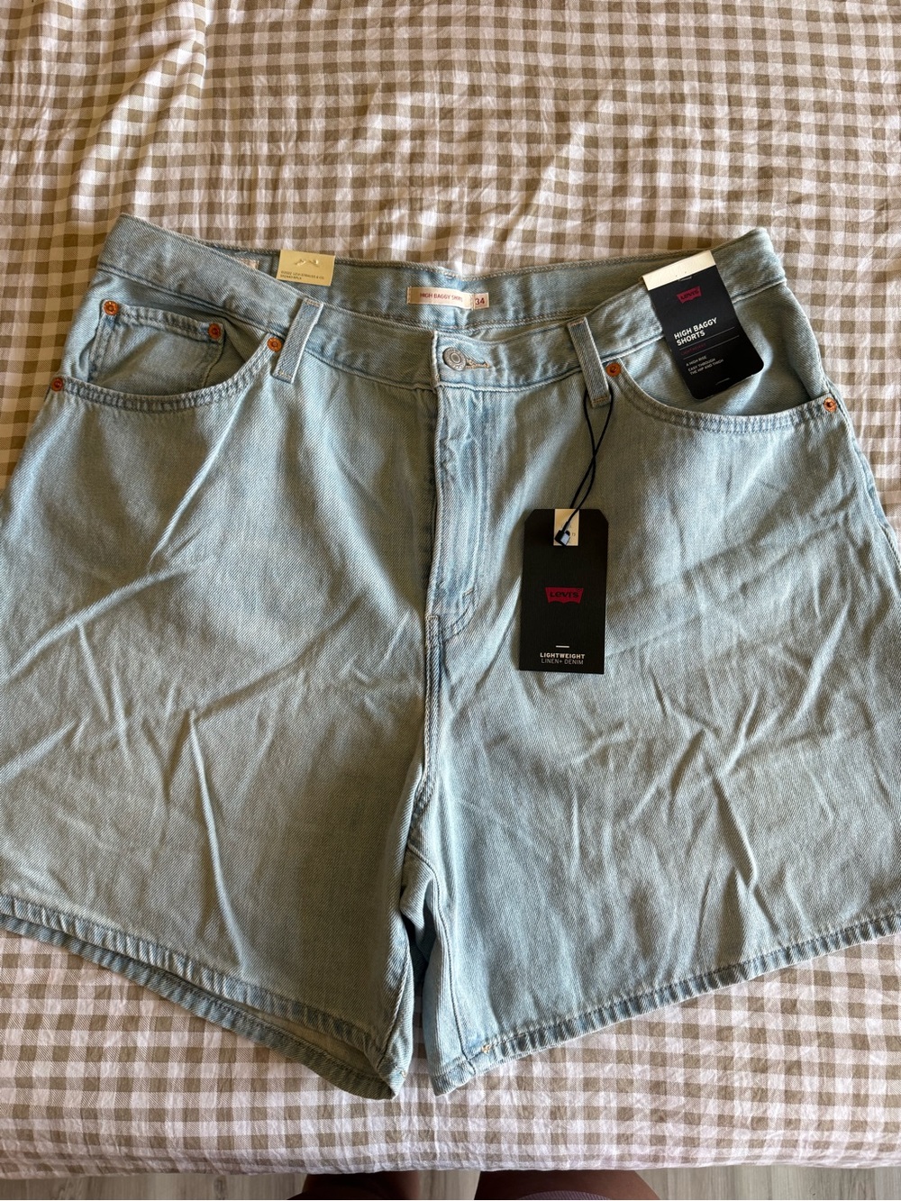 Levi's Light Blue Women's Denim Shorts